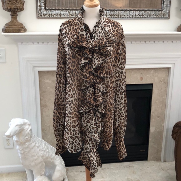 Redemption Tops Redemption Victorian Ruffled Front Blouse Poshmark